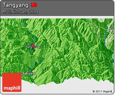 Political Panoramic Map of Tangyang