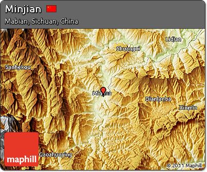 Physical 3D Map of Minjian