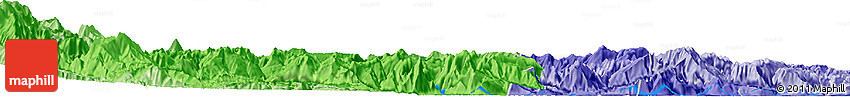 Political Horizon Map of the Area around 28° 47' 8" N, 103° 46' 30" E