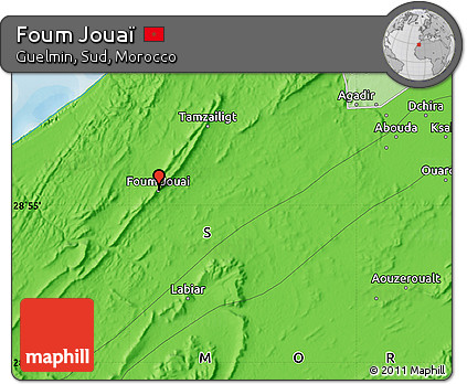 Political Map of Foum Jouaï