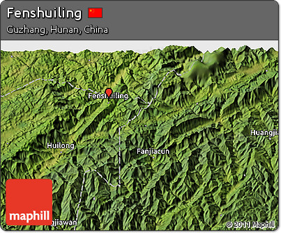 Satellite 3D Map of Fenshuiling