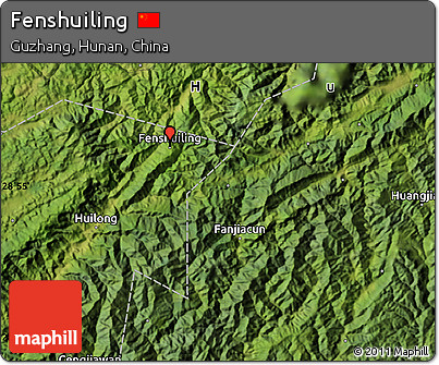 Satellite Map of Fenshuiling