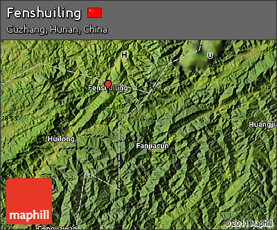 Satellite Map of Fenshuiling