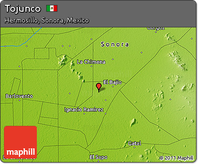 Physical 3D Map of Tojunco