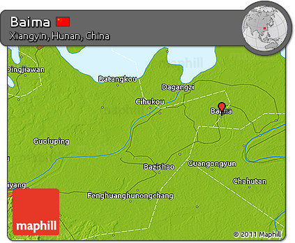Physical 3D Map of Baima