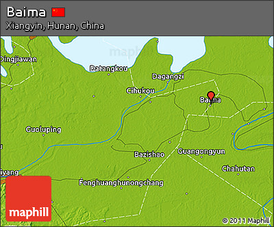 Physical 3D Map of Baima