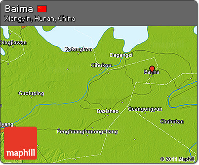 Physical 3D Map of Baima