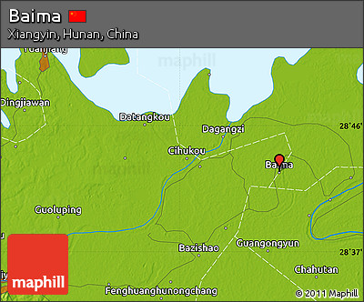 Physical Map of Baima