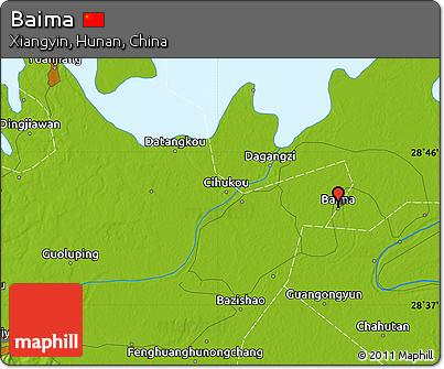 Physical Map of Baima