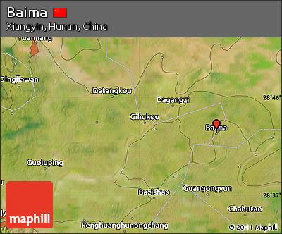 Satellite Map of Baima
