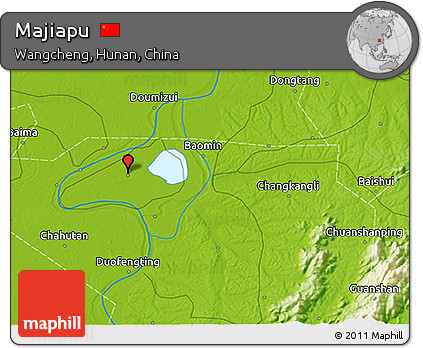 Physical 3D Map of Majiapu