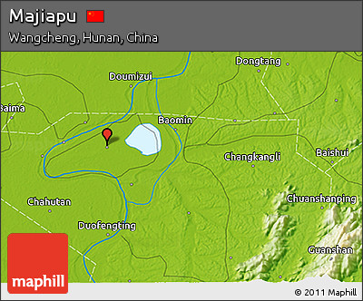 Physical 3D Map of Majiapu