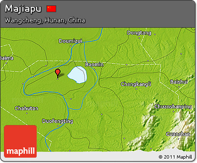 Physical 3D Map of Majiapu