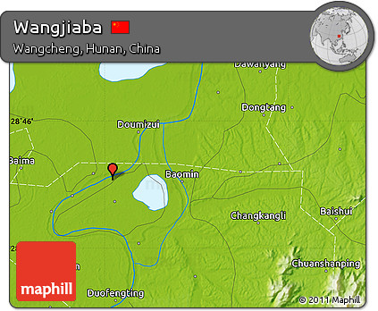 Physical Map of Wangjiaba