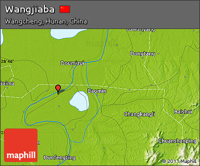 Physical Map of Wangjiaba