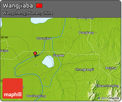 Physical Map of Wangjiaba