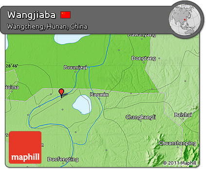 Political Map of Wangjiaba