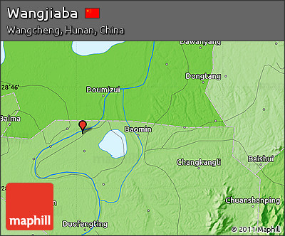 Political Map of Wangjiaba