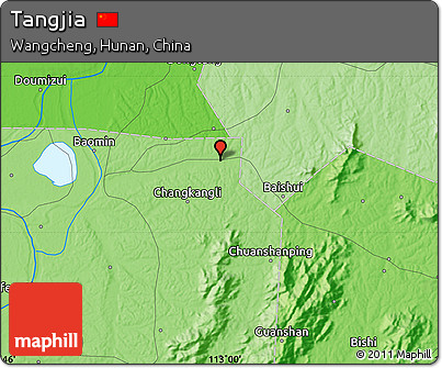 Political Map of Tangjia