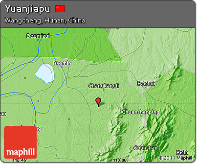 Political Map of Yuanjiapu