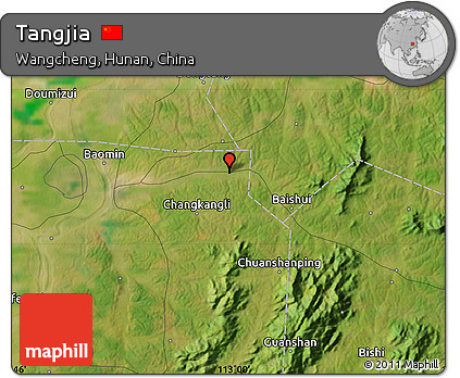 Satellite Map of Tangjia