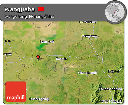 Satellite Map of Wangjiaba