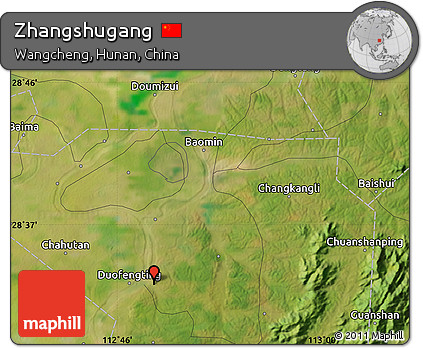 Satellite Map of Zhangshugang