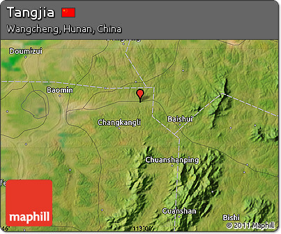 Satellite Map of Tangjia