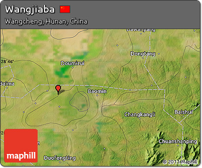 Satellite Map of Wangjiaba