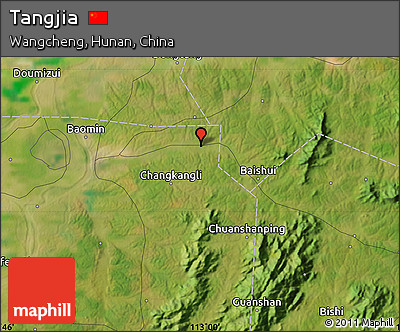 Satellite Map of Tangjia