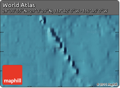Satellite Map of the Area around 28° 47' 8" N, 117° 13' 29" W