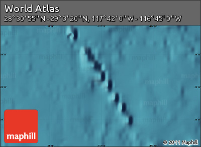 Satellite Map of the Area around 28° 47' 8" N, 117° 13' 29" W
