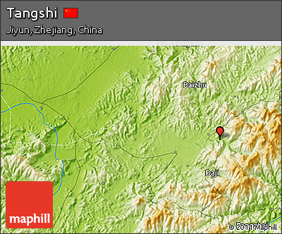 Physical 3D Map of Tangshi