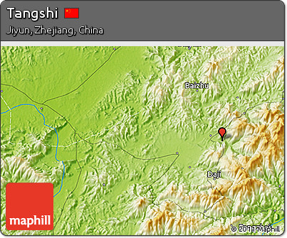 Physical 3D Map of Tangshi