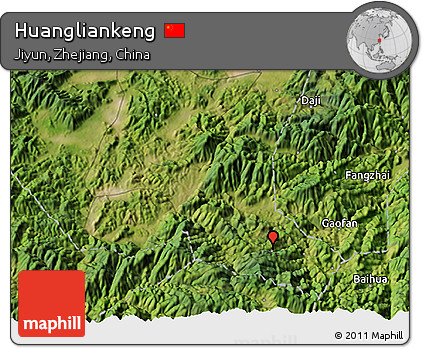 Satellite 3D Map of Huangliankeng