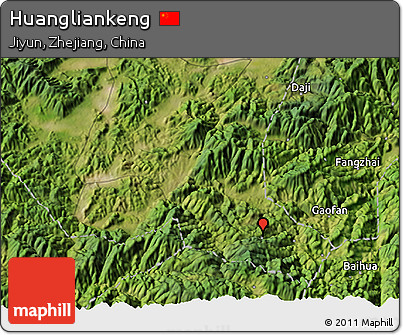 Satellite 3D Map of Huangliankeng