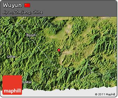 Satellite 3D Map of Wuyun