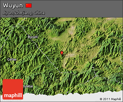 Satellite 3D Map of Wuyun