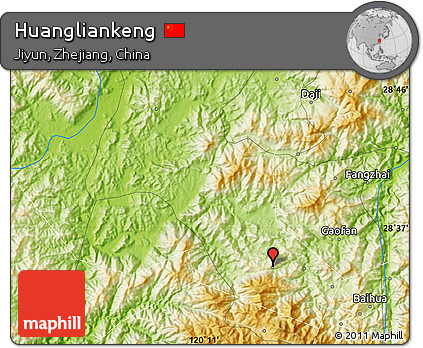 Physical Map of Huangliankeng