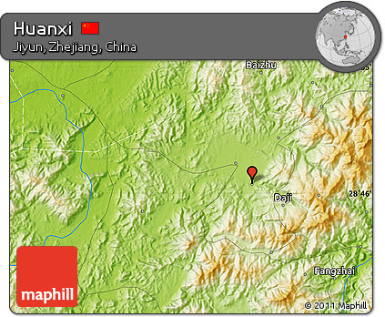 Physical Map of Huanxi
