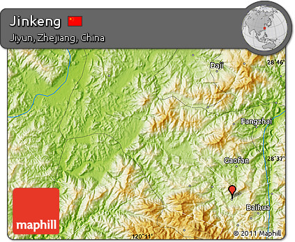 Physical Map of Jinkeng