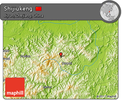 Physical Map of Shijiukeng