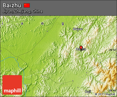 Physical Map of Baizhu