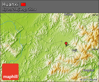 Physical Map of Huanxi