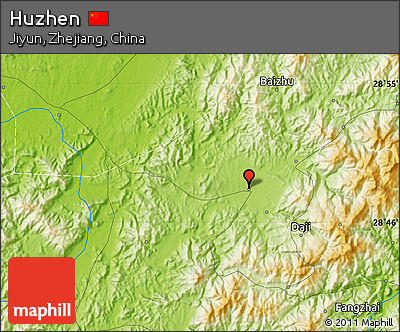 Physical Map of Huzhen
