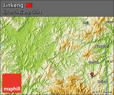 Physical Map of Jinkeng