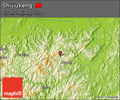Physical Map of Shijiukeng