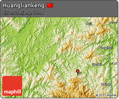 Physical Map of Huangliankeng