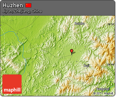 Physical Map of Huzhen