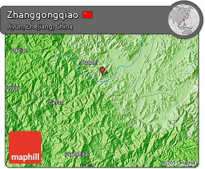 Political Map of Zhanggongqiao